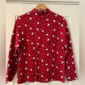 Croft & Barrow Snowman Turtleneck